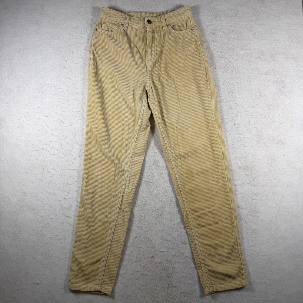 BDG Urban Outfitters Tan Corduroy High Rise Straight Leg Pants Women 27 Inseam